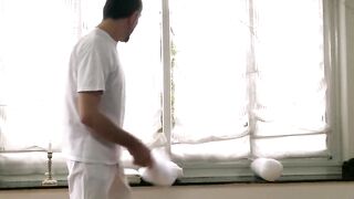 Sex grind with oiled hot barely legal Danny Bubbles