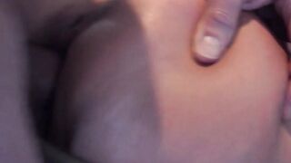 Nylon mask during anal sex inside stockings Luci Angel