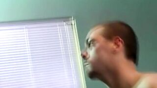 Mature gay face fucked and got his mouth filled with hot jizz