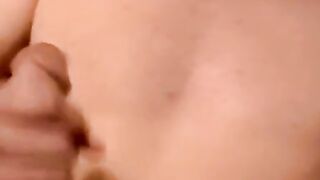 Blond amateur eagerly jacks off his solid cock and cums