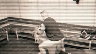 Sporty cougar seduces her personal coach