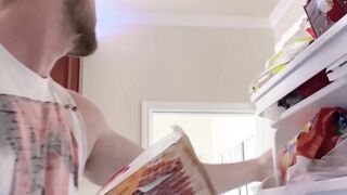 Blonde handsome jock rimmed and hard fucked by inked gay