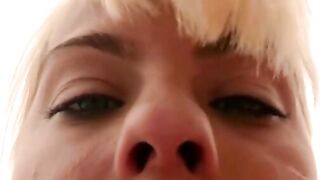 Hot blonde Jasmin Titus having outdoors sex point of view