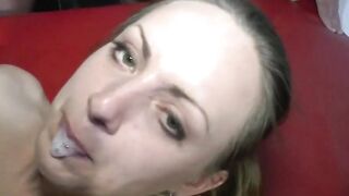 Petite bimbos inseminate multiple times during a Beauty sex party