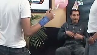 Latino twinks have party that involves hardcore ass fucking