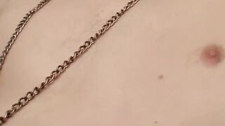 Long hair dude Billy Jerks his hard cock in front of camera
