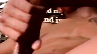 Horny dude has his BBC sucked dry by two guys