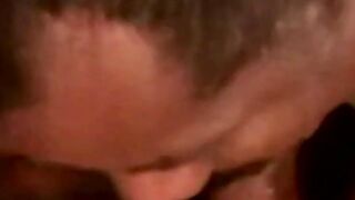 Horny dude has his BBC sucked dry by two guys