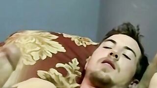 Amateur gays rimm each other and bareback for huge cumshot