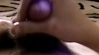 Skinny amateur with big hairy cock jerks off solo and cums