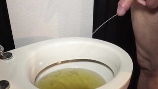 Intense peeing party with 10 liters of piss