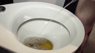 Intense peeing party with 10 liters of piss