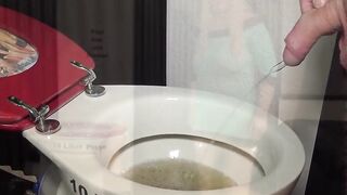 Intense peeing party with 10 liters of piss