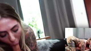 Sex date recorded with a inked German woman