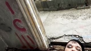 Goth cunt with mouth Doreen Darlin goes on an outdoors banged date