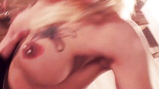 Real pounded date with blonde Harleen Van Hynten