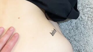 Dark Hair next door takes a penis inside her twat