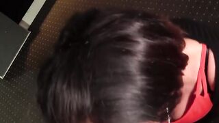 point of view sex date with Hottie cougar inside suspenders