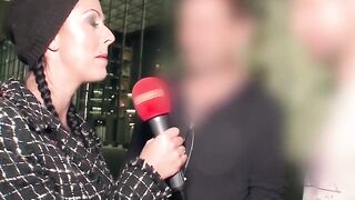 Real street casting for a outdoors fucked