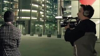 Real street casting for a outdoors fucked