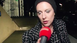 Real street casting for a outdoors fucked