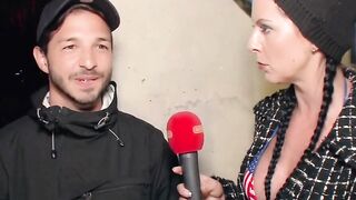 Real street casting for a outdoors fucked