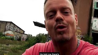Outdoors date with sex and a Bae German Hispanic