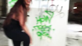 Outdoors date with sex and a Bae German Hispanic