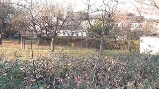 Experienced German ex-wife fucks older farmer