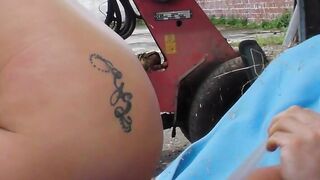 Farm sex with Cutie old MILF
