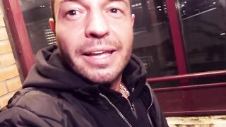 Outside sex date with a fat ebony-haired woman