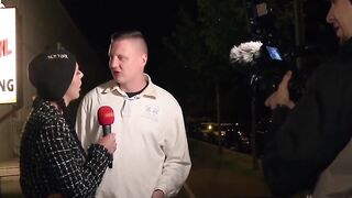 Vehicle sex for 3 at the German street casting
