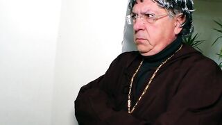 Monk seduces the Russian cleaning lady for sex