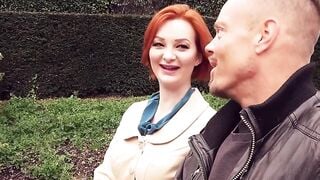 Big Titted British woman Zara Durose seduced on vacation