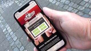Internet blind date with a turned on young hobby whore