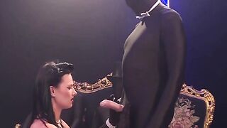 Anal gang bang inside the gentlemens club with a Hottie whore