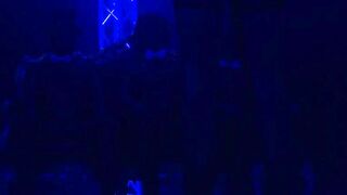 Anal gang bang inside the gentlemens club with a Hottie whore
