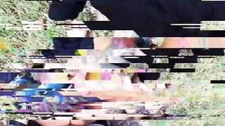 Secretly filming sex outdoors with a inked woman