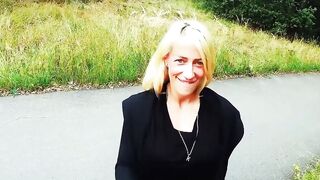 Secretly filming sex outdoors with a inked woman