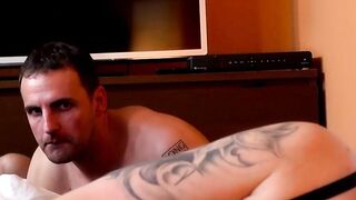 Perverted voyeur wakes up dark hair MILF with sex