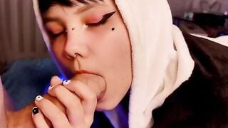 YOU HAVE TO SEE HOW SHE ENJOYS EVERY CUMSHOT