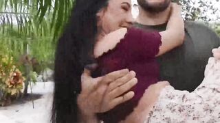 Thick Latina Selena Ivy is facialised after being roughly fucked