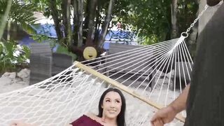 Thick Latina Selena Ivy is facialised after being roughly fucked
