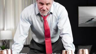 Twink Carter Del Ray enjoyed slurping the dicks of gray hair DIILF Dale Savage and hu