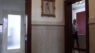 Willing German woman with Goddess body seduced