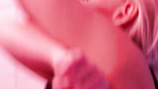 Big Boobed blonde pornstar Charli Phoenix pays a visit to fan and milks his penis dry
