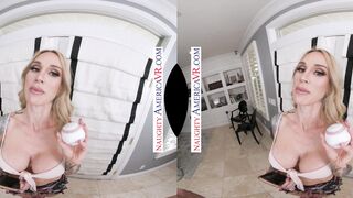 Sarah Jessie takes her next door long penis inside her booty