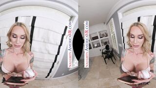 Sarah Jessie takes her next door long penis inside her booty