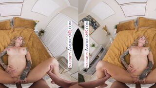 Sarah Jessie takes her next door long penis inside her booty