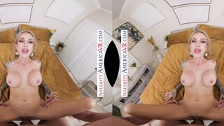 Sarah Jessie takes her next door long penis inside her booty